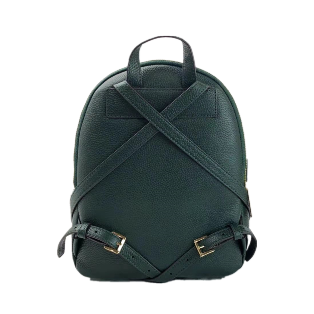 Michael Kors Erin 35F0GERB8L Medium Leather Backpack In Racing Green Michael Kors Erin 35F0GERB8L Medium Leather Backpack In Racing Green